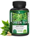 Extract de ceai verde potent grădină cu energie naturală EGCG, focalizare mentală, suport imunitar, antioxidant și sănătos inima Formula, non-GMO 120 capsule extract de ceai verde