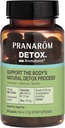 Pranarom - Aromaboost Detox Suplimentul Herbal - Elimină Toxine și drenează Corpul - Mulge și zinc - Vitamine D3 și E - Ulei esențial de lamaie - 60 Conte