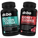 Colon & Rinichi Curățare Detoxifiere Supplement - 15 zile Intestinal Curățenie Pastile & Probiotic pentru Bloating & Daily Bowel Mișcarea Flush - Ajutor pentru Rinichi, Bladder & Urinal Tract Health