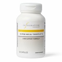 Terapice integrate Super Milk Thistle X - Suplimentul vegetal pentru suport de sanatate hepatica cu Thistle lapte, extract de rădăcină de lemn dulce & More * - Gluten-free & Dairy-Free - 120 capsule (120 Servings)