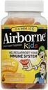 Aeroborne 500mg vitamina C + Zinc Immune Supplement Gummies for Kids, Asortate aroma de fructe, Gluten Free Crafted Blend with Powerful Antioxidanti Vitamine C & E, 42 Gummies (4 Pack)
