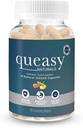 Trei Lollies Queasy Naturals Capsule de ghimbir - non-drowsy Negreață Supliment de ajutorare - Moție de boală Prevenire și Greață Ajutor în timpul chimioterapiei - 1000 mg Root Ginger - 30 Capace