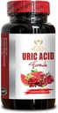 Suport acid URIC - Suport acid uric Formula, Ingrediente de mare potenta, Acid uric Flush, Suport Supliment comun sănătos - 1 flacon 60 Capsule