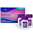 GeriCare Omeprazole comprimate cu eliberare întârziată 20 mg Pastile de reducere a acidului gastric pentru 24 de ore Recuperare a arsurilor la stomac- Acid Reflux Medicina pentru tratarea comprimatelor frecvente de reducere a arsurilor la stomac- anti-acid (conte)