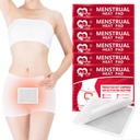 Patch-uri menstruale, patch-uri de căldură pentru cramps menstruale, perioada portabilă Crampe terapie termica patch-uri - 6 pachet cald compresa cald Wrap, călătorii esențiale pentru femei