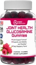 Hibrid Nutraceuticals Suplimentul comun de sănătate - Glucosamine Gume cu vitamina E - Suport Comun Mobilitate & Flexibilitate Supplement, Aroma de zmeură - 60 Gumete