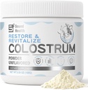 Colostrum Supliment pulbere pentru oameni - Organic Bovin Colostru Supliment pentru Sanatate Gut, parul de crestere, Suport Imun - Nearomate (50 Serviri)