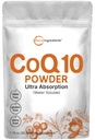 Micro Ingrediente Apă solubile COQ10 Supliment (COQ10 200 mg per servire sub formă de pulbere), 50 Grams (8 luni de aprovizionare), extra absorbţie, susţine inima şi sănătatea energetică, Vegan prietenos