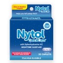 Nytol Caps Quick Nighttime Sleep Aid with Difenhidramine HCI, Easy-to-Swallow Caplets to Fall Asomn Rapid, 32 Count