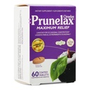 Prunelax Ciruelax Tablete Laxative de ajutor maxim cu Senna naturale pentru constipație ocazională, extract de Senna, Vegan & Gluten-Free, ajutor blând peste noapte - 60ct