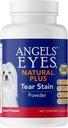 Îngerii: Eyes Natural Plus Tear Stain Supplement Sweet Potato Powder for Dogs, Prevent Stained Fur, Eyebright, Olive Leaf, Marshmallow Root, No Wheat or Corn, Limited Ingredients, Vegetarian, 75g