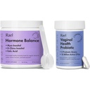 Suplimentul Rael pentru femei Bundle - Echilibrul hormonilor, Fertilitatea și Suportul ovarian (30 zile de aprovizionare) & Probiotice, Enzime digestive, Sănătatea Tractului urinar (30 zile de aprovizionare)