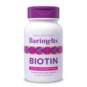 BariMelts Biotin 5000mcg, 90 comprimate care se dizolvă rapid (3-Luna de aprovizionare), vitamine bariatrice fără zahăr pentru femei, aromă naturală de căpșuni