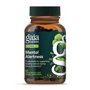 Gaia Herbs Alertness mental - Brain Supplement to Help Mentine Focus & Memory* - with Eleuthero, Ginkgo Leaf, Gotu Kola, Rosemary & Oats - 60 Vegan Liquid Phyto-Capsules (15-Day Supplion)