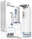 Kit de îndepărtare a urechii, 360°Electric Ear Cleaner, Kit de curățare a urechii cu 4 Moduri de presiune a apei, Kit de îndepărtare a urechii pentru irigare sigură Flushing System w/8 Sfaturi de irigare, Zgomot scăzut, IP65 impermeabil