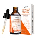 Heivy Colagen lichid pentru femei, Biotin lichid & Colagen pentru piele radiant, creșterea părului, unghii puternice, suport comun, 20500 mcg 4-in-1 Colagen picături, Absorbție avansată, aroma zmeură- 2 FL OZ