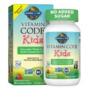 Gradina de viata Vegetarian Multivitamine Supliment pentru copii - Vitamina Cod pentru copii Chembable alimente crude cu probiotice, 30 Ursi masticabili