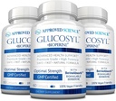 Stiinta aprobata Suplimentul Glucosyl - 250 mg Berberine, Mulberry, Aqueous Scorțișoară - 60 capsule Vegane - Pachet de 3