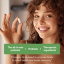 Suplimentul creier pentru memorie, ceaţă cerebrală, focalizare, Mood & Funcţie cognitivă - Leul de coamă supraîncărcat cu Ginkgo Biloba & Two Probiotic Strains (180 Conte - 3 Luna de aprovizionare)