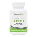 NaturasPlus PRO Super K Complex - 60 capsule - Promovează metabolice sănătoase de calciu - include vitamine K1 & K2 - non-GMO, Vegan & Gluten gratuit - 60 Serviri