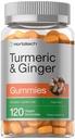 Horbäach Turmeric și Ginger Gummies 