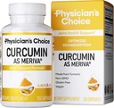CHOICE Curcumin Meriva 500 - Studiat clinic - O mai bună absorbţie decât suplimentele de Curcumină Turmerică Obişnuită - Suport Comun Cercetare ştiinţifică - 120 Capsule