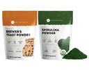 Kate Naturals Brewer's Yeast 12 oz & Spirulina Powder 8 oz Bundle