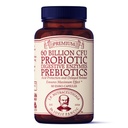 Supliment probiotic şi prebiotic, 60 miliarde CFU, enzime digestive, protecţie acidă, eliberare întârziată, 60 capsule, 60 zile de aprovizionare