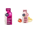 GU Energie Original Sports Nutrition Gel Tri-Berry și Strawberry Banana Flavor 8-Count Bundles