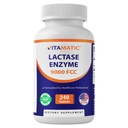 Vitamatic Lactase Enzim 9000 FCC 240 comprimate - Lactoză Intoleranţă Caplete de relief