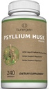 Premium Psyllium Husk Fiber Supliment 1450 mg, 240 capsule