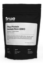 Nutritie adevarata Pudră de proteine de mazăre Izolat - 25g non-GMO praf de proteine din Vegan per Servire - Carb scăzut, Fat scăzut, Leucina mare - Gluten gratuit, lactate, Soia gratuit - Vanilie franceză - 1LB
