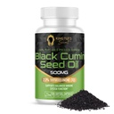 Capsulele secrete de semințe negre KING TUT - 500 mg 100 Softgels - Nigella Sativa Extract, Black Chimin Supliment pentru păr, suport antioxidant, Sistem imunitar - Halal Black Seed Cumin capsule de ulei