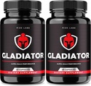 rize laboratoare - Gladiator capsule - Supliment de performanta pentru barbati, Suport de putere maxima pentru cresterea musculara (120 capsule)