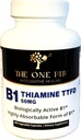 Vitamine B1 Thiamine TTFD, Thiamine Tetrahydrofurfuryl Disulfide, 50mg-250Capsules,Vegan,Non GMO,No Artificial fillers or Stearate additives.