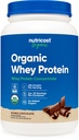 Nutricost Organic Whey Proteine concentrat, dublu ciocolata aromat, (2LBS) - Gluten-Free, non-GMO