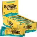 Honey Stinger Proteine Bar, Nuca de cocos Almond, Proteine Packed Alimente pentru Exercitii, Rezistenta si Performanta, Sports Nutritie Snack pentru Home & Gym, Post Workout, Cutie de 15