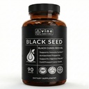 Capsule de ulei negru - Nigella Sativa - Suport imunitar Suplimentul Geluri moi - Cold presat antioxidant Pastile negre cu chimen vegetarian - 500 Milligrame fabricate în Statele Unite ale Americii