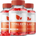 laboratoare rize (Pachet de 3 total Keto Gumies pentru pierderea in greutate avansata, Keto Suplimentul la pierde burta grasa, Gummy Recenzii, Formula de putere maxima, Gomitas (180 gume)