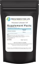 Prescribed for Life Potasic Carbonate Powder, Natural USP Food Grade Potash for Plants, Soap, Suplimente, & More, Pure Bulk Potasic Powder (1kg / 2.2lb)