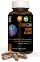Clinic Daily Herbal Rinichi Curățare Supliment dezintoxicare, Vitamine organice cu cranberry, Astragalus, Uva Ursi pastile pentru sanatatea vezicii urinare pentru femei si barbati- 60 capsule Vegane
