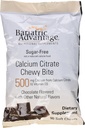 Bariatrie Avantaj Calciu Citrate Chewy Bites 500 mg cu vitamina D3 pentru pacienții cu chirurgie bariatrică incluzând Bypass gastric și Gastrectomie mânecă, Sugar Free - Aroma de ciocolată, 90 Conte
