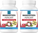 Congelaţi capsulele uscate de Mangosteen Pericarp 2PK, 1,5 grame per servire, 90 capsule vegetale per flacon, Xanthone Rich