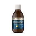 Dr. Mercola Wild Caught Alaskan Cod Ulei de ficat, 6.8 Fl. Oz. (200 ml), 40 Servings, 1000 mg Omega-3s Per Serving, Supliment alimentar, Suporturi Brain și Funcția cognitivă, Non-GMO, MSC Certified