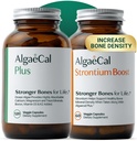 Algaecal Bone Builder Pack - Suplimentul de calciu pe bază de plante & Stronţiu - Calciu organic 750 mg cu vitamina D3 1600 UI, Vitamina K2, Magneziu, 16 Nutrienți pentru sănătatea osoasă și densitate (1- Aprovizionare lunară)