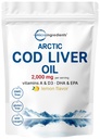 Cod Ulei de ficat 2.000 mg per servire, 360 Softgels 