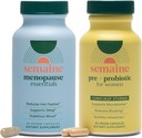 Peri/Menopause & Gut Health Bundle - Ease Blooting, Indigestie, Hot Flashes & Thinning Hair. Suport Mood, Sleep, Hormoni & Imunitate 