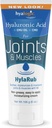 HylaRub HA Joint & Muscle Cream – Hyaluronic Acid Muscle Rub w/Emu Oil & CMO – Non Greasy, Soothes, Moisturizes & Maintains Shoulders, Knees, Back, HIPS & More 6 oz. by Hyalogic