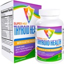 Supliment de suport tiroidian (All-in-1 Formula) cu 14 Ingrediente active - Suplimente tiroidiene - Complex de sănătate tiroidiană - Suport tiroidian pentru femei și bărbați - 60 Capsule