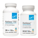 XYMOGEN NiaVasc 750 Niacin (120 comprimate) cu eliberare susţinută + DioVasc Support for Healthy Venes + Micocirculation (60 capsule)